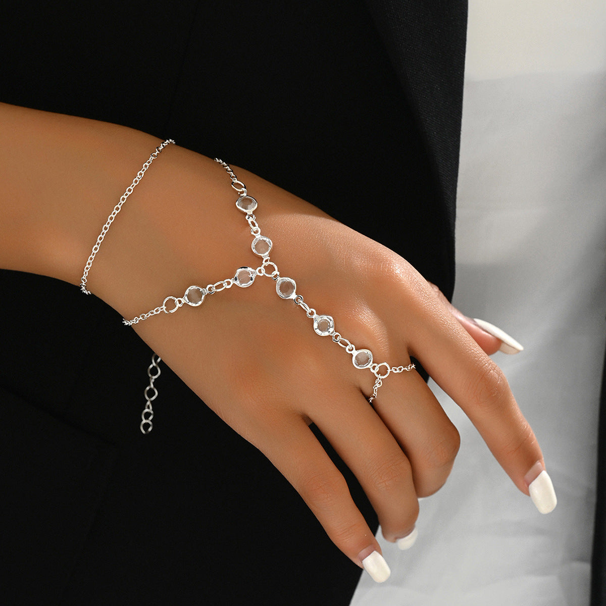 Minimalist Ring Crystal Luxury Bracelet