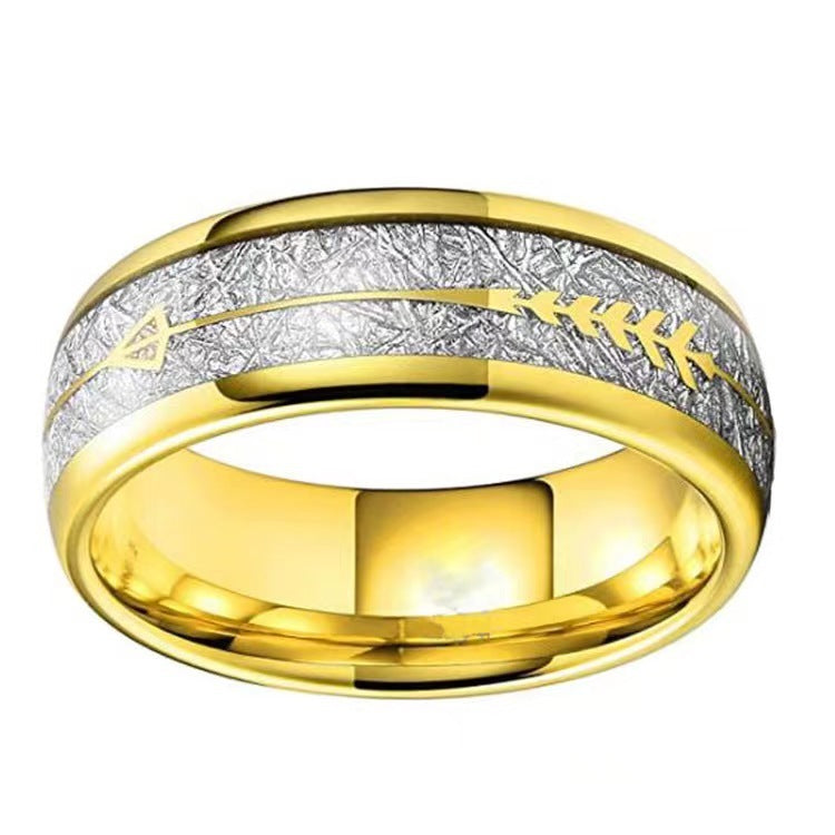 Double Color Imitation Polished Ring
