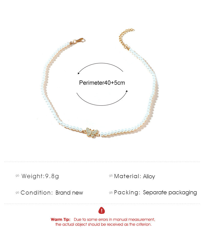 Minimalist Butterfly Pendant Necklace