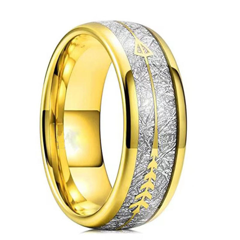 Double Color Imitation Polished Ring