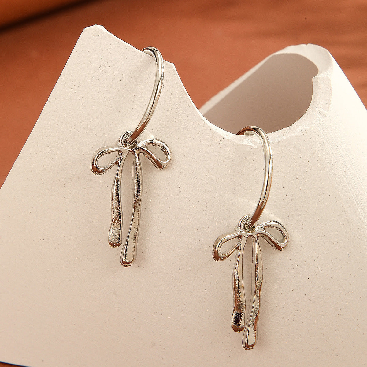 Minimalist Bowknot Stud Earrings