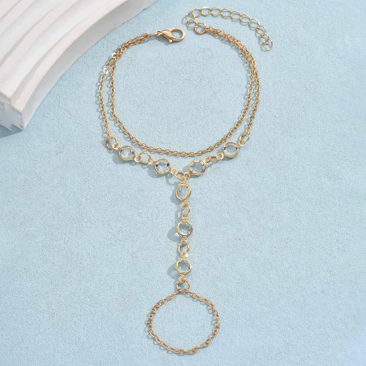 Minimalist Ring Crystal Luxury Bracelet